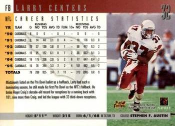 1996 Donruss #32 Larry Centers Back
