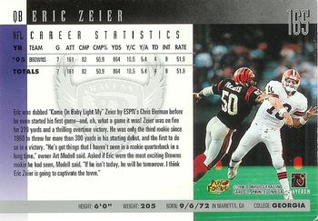 1996 Donruss #165 Eric Zeier Back