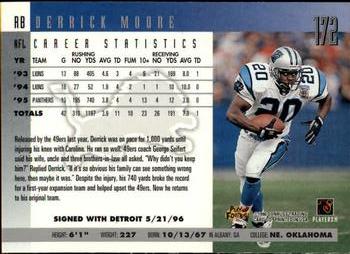 1996 Donruss #172 Derrick Moore Back
