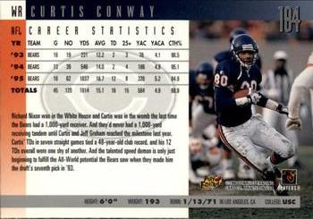 1996 Donruss #184 Curtis Conway Back
