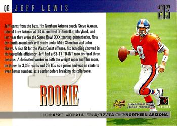 1996 Donruss #213 Jeff Lewis Back