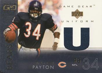 2001 UD Game Gear - Uniforms #WP-U Walter Payton Front