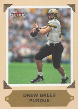 2001 Ultra - College Greats Previews #NNO Drew Brees Front