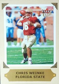 2001 Ultra - College Greats Previews #NNO Chris Weinke Front