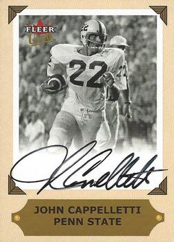 2001 Ultra - College Greats Previews Autographs #NNO John Cappelletti Front
