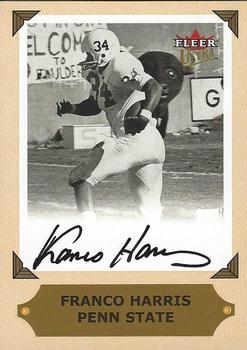 2001 Ultra - College Greats Previews Autographs #NNO Franco Harris Front