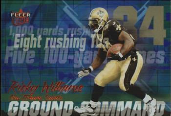 2001 Ultra - Ground Command #8 GC Ricky Williams Front