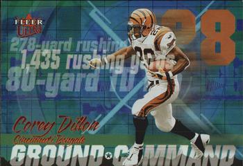 2001 Ultra - Ground Command #9 GC Corey Dillon Front