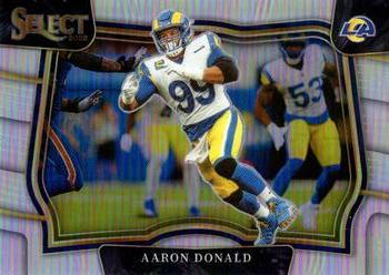2022 Panini Select - Silver Prizm #497 Aaron Donald Front