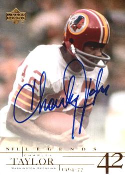 2001 Upper Deck Legends - Autographs #CT Charley Taylor Front