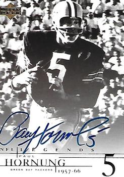 2001 Upper Deck Legends - Autographs #PH Paul Hornung Front