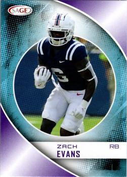 2023 SAGE HIT - Purple #7 Zach Evans Front