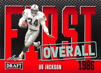 2023 Leaf Draft - Red #6 Bo Jackson Front