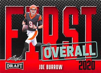 2023 Leaf Draft - Red #10 Joe Burrow Front