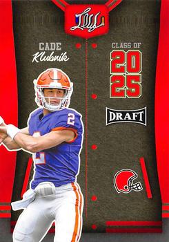 2023 Leaf Draft - Red #82 Cade Klubnik Front