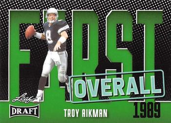 2023 Leaf Draft - Green #7 Troy Aikman Front