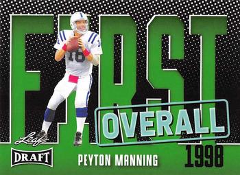 2023 Leaf Draft - Green #8 Peyton Manning Front