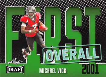 2023 Leaf Draft - Green #9 Michael Vick Front