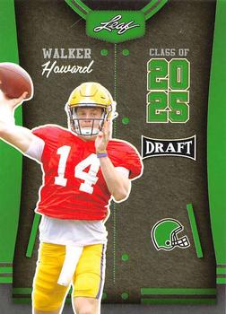 2023 Leaf Draft - Green #86 Walker Howard Front