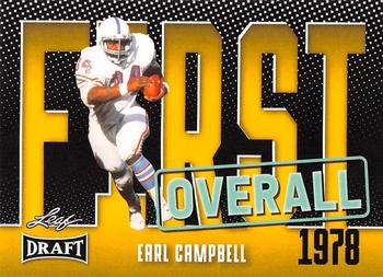 2023 Leaf Draft - Gold #3 Earl Campbell Front