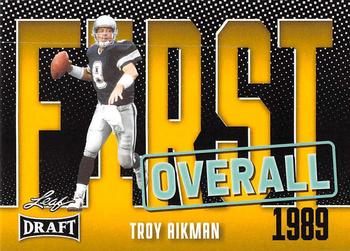 2023 Leaf Draft - Gold #7 Troy Aikman Front