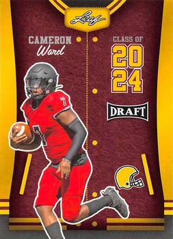 2023 Leaf Draft - Gold #78 Cameron Ward Front