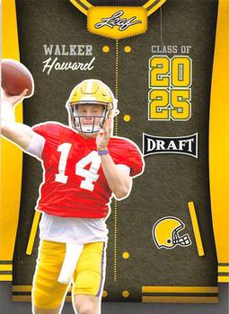 2023 Leaf Draft - Gold #86 Walker Howard Front