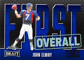 2023 Leaf Draft - Blue #4 John Elway Front