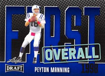2023 Leaf Draft - Blue #8 Peyton Manning Front
