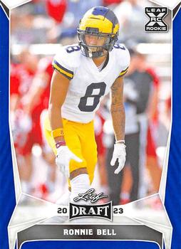 2023 Leaf Draft - Blue #67 Ronnie Bell Front