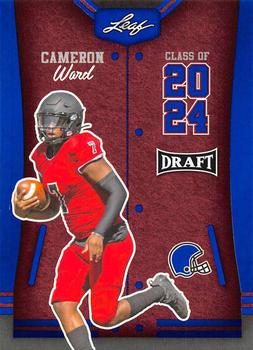 2023 Leaf Draft - Blue #78 Cameron Ward Front
