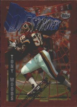 1996 Finest #228 Tony Woods Front