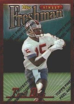 1996 Finest #338 Terrell Owens Front