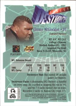1996 Finest #14 Chester McGlockton Back