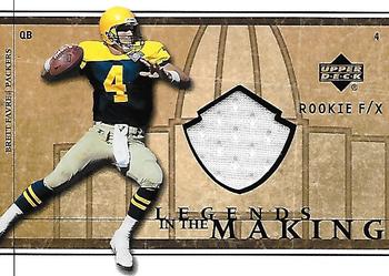 2001 Upper Deck Rookie F/X - Legends in the Making #LM-BF Brett Favre Front