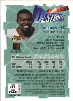 1996 Finest - Refractors #81 Tom Carter Back