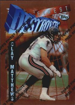 1996 Finest - Refractors #212 Clay Matthews Front