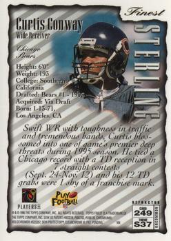 1996 Finest - Refractors #249 Curtis Conway Back
