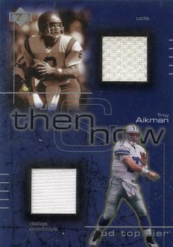 2001 Upper Deck Top Tier - Then and Now #TN-TA Troy Aikman Front