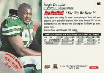 1996 Fleer #95 Hugh Douglas Back