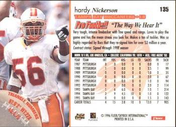 1996 Fleer #135 Hardy Nickerson Back
