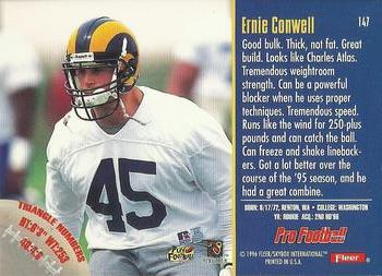 1996 Fleer #147 Ernie Conwell Back