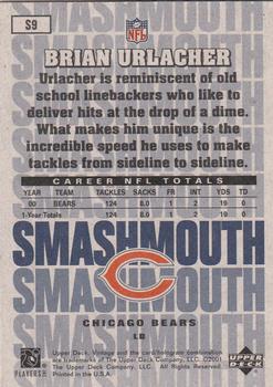 2001 Upper Deck Vintage - Smashmouth #S9 Brian Urlacher Back