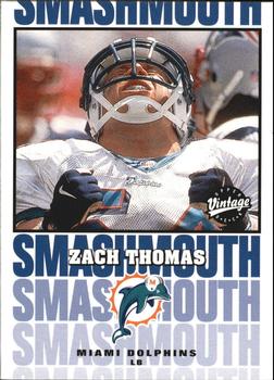2001 Upper Deck Vintage - Smashmouth #S10 Zach Thomas Front