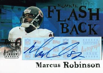 2002 Bowman - Flashback Autographs #RFA-MR Marcus Robinson Front