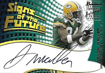 2002 Bowman - Signs of the Future #SF-JW Javon Walker Front