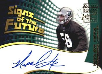2002 Bowman - Signs of the Future #SF-NH Napoleon Harris Front