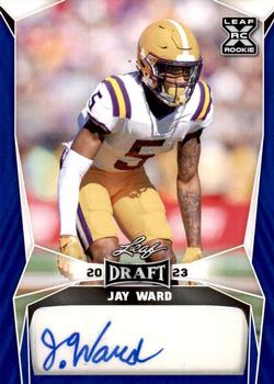 2023 Leaf Draft - Autographs Blue #BA-JW1 Jay Ward Front