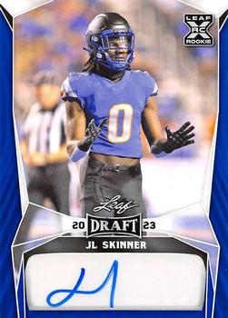 2023 Leaf Draft - Autographs Blue #BA-JLS JL Skinner Front