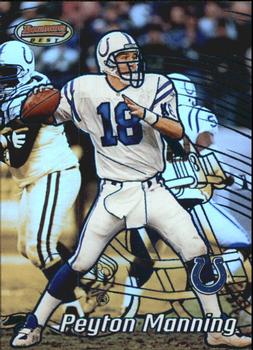 2002 Bowman's Best - Blue #1 Peyton Manning Front